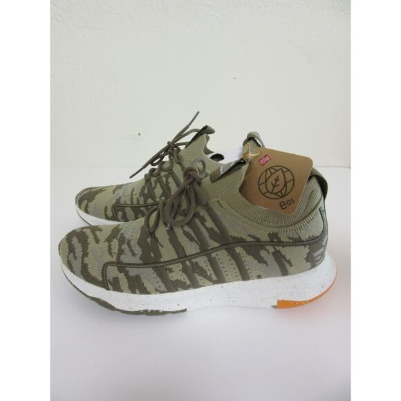 fitflop Women's Camo Knit Sports Sneakers Size 6 Mossy Mix - Picture 4 of 7